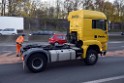 VU LKW A 4 Rich Aachen hinter Rodenkirchener Bruecke P34